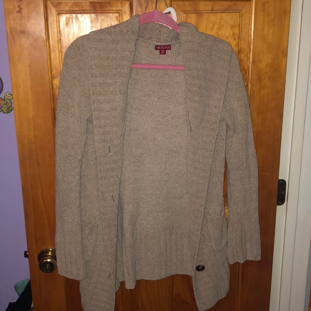Fuzzy cardigan